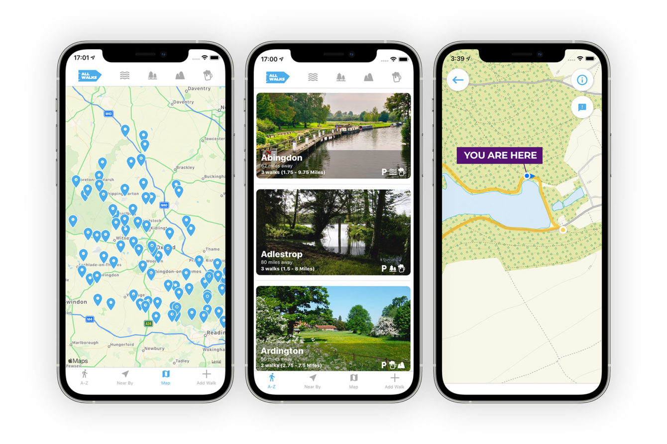 oxfordshire-walks-app local walks Oxfordshire app