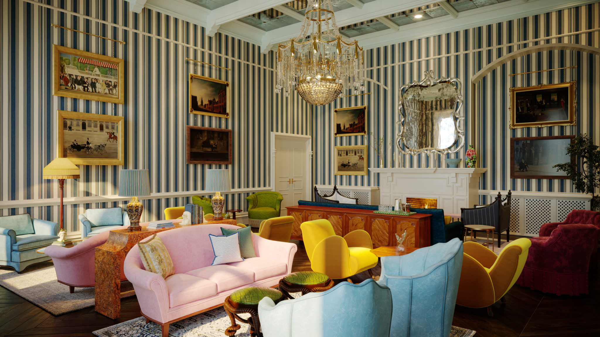 The Drawing Room and The Lancaster Room Experience Oxfordshire